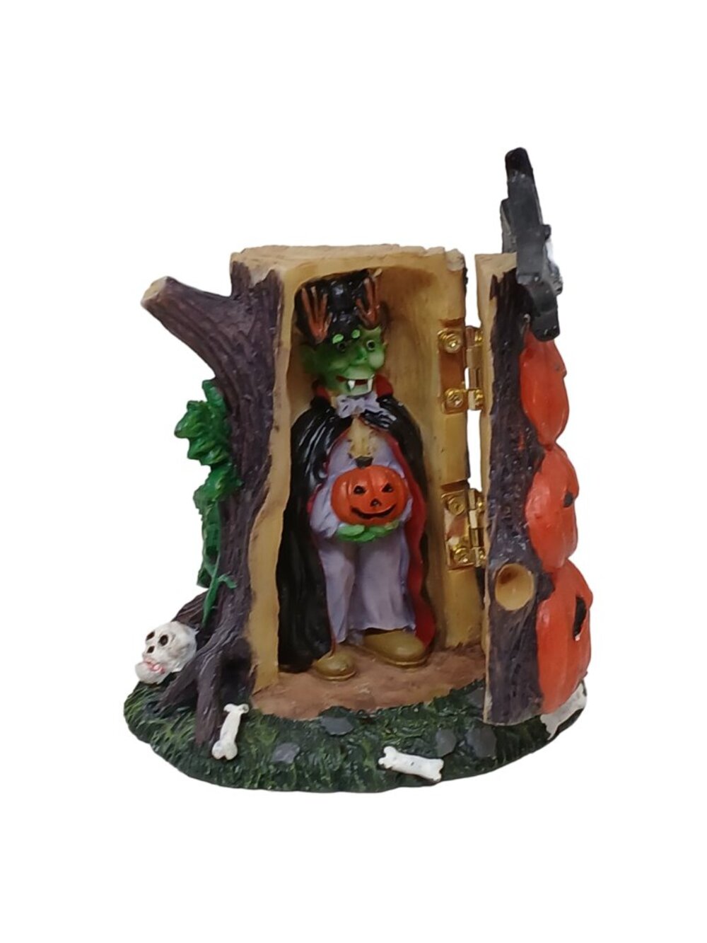 Halloween Spooky Hollow "The Bat House" Hidden Surprise Figurine 4.5 In 2001 #F- - Picture 2 of 7